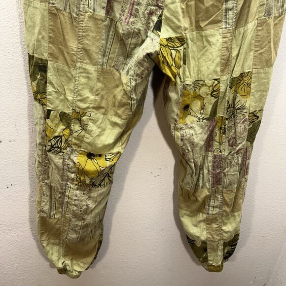 Anthropologie Jogger Pants Patchwork Hippie Boho Festival Indie Womens L Pull On - Picture 8 of 16